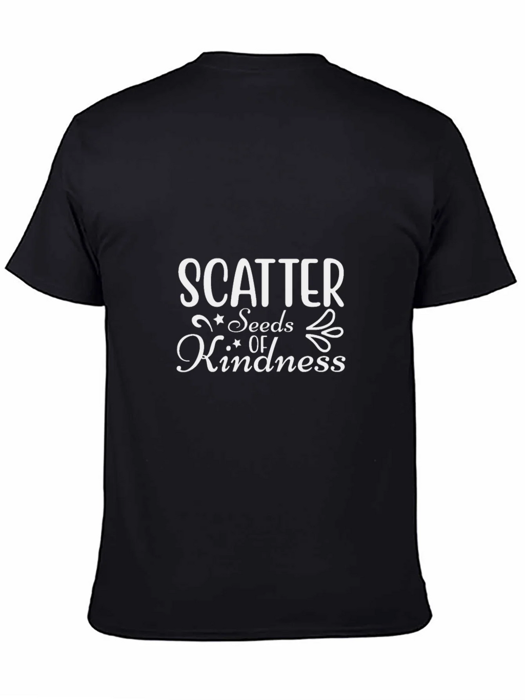 Scatter Seeds of Kindness Black T-Shirt product image 7