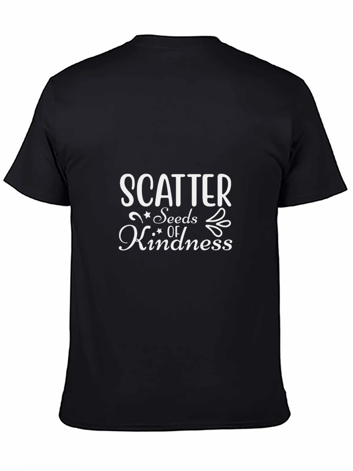 Scatter Seeds of Kindness Black T-Shirt product image 7