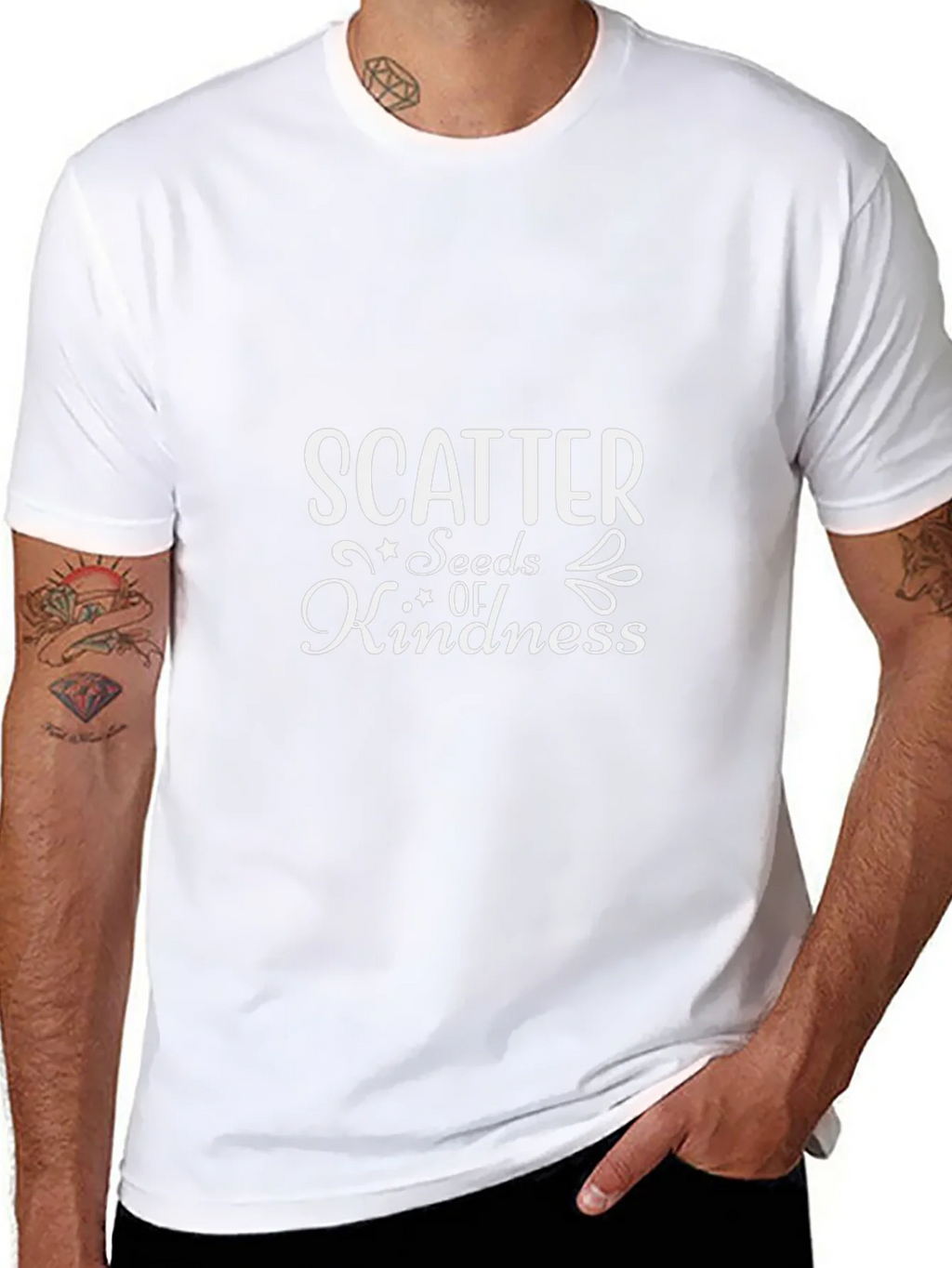Scatter Seeds of Kindness Black T-Shirt product image 10
