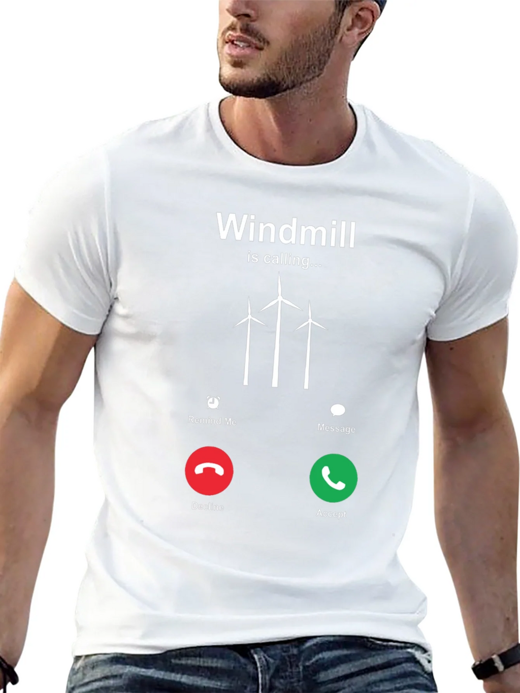 Windmill Calling T-Shirt - Accept the Call! product image 4