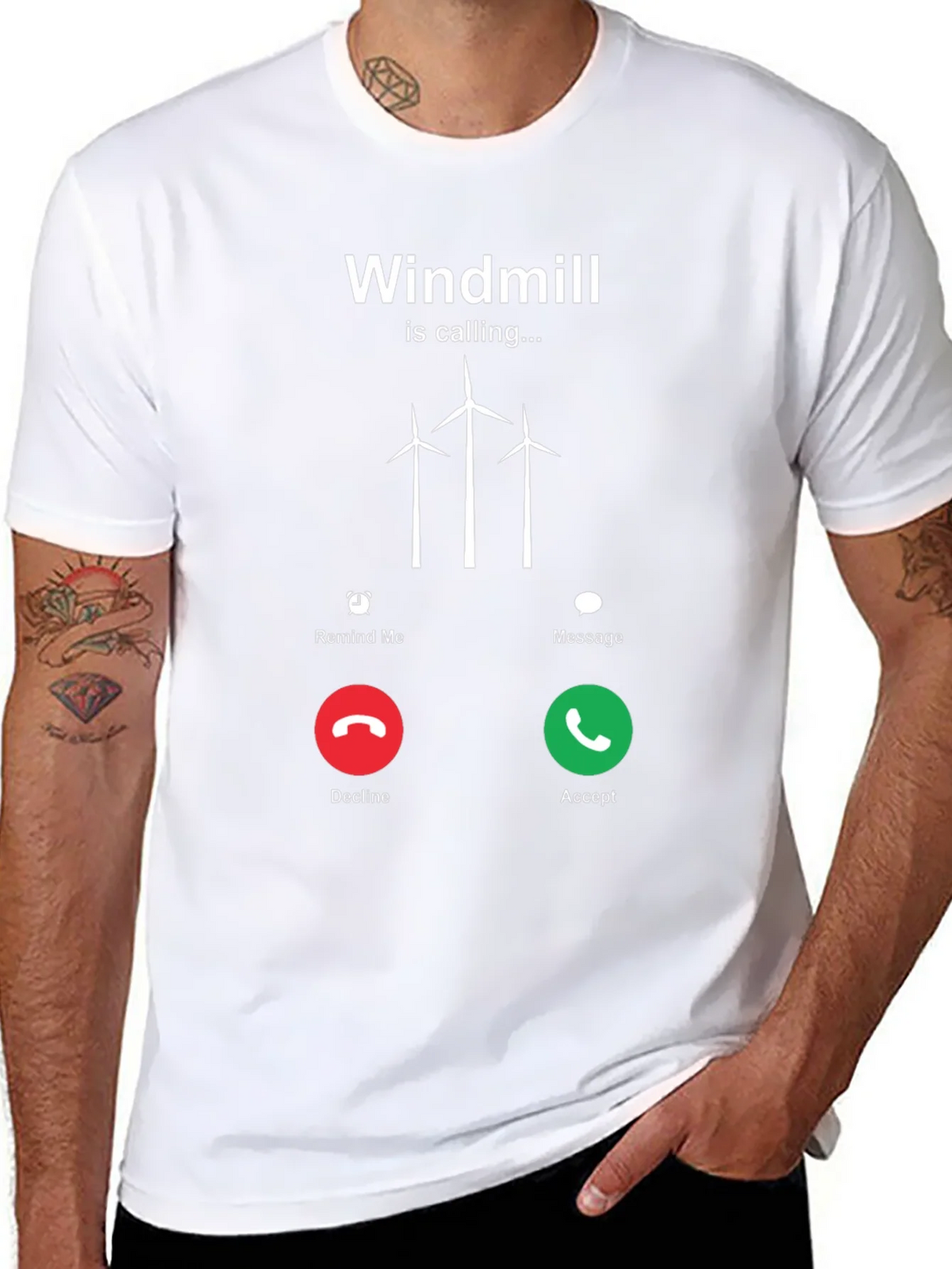 Windmill Calling T-Shirt - Accept the Call! product image 10