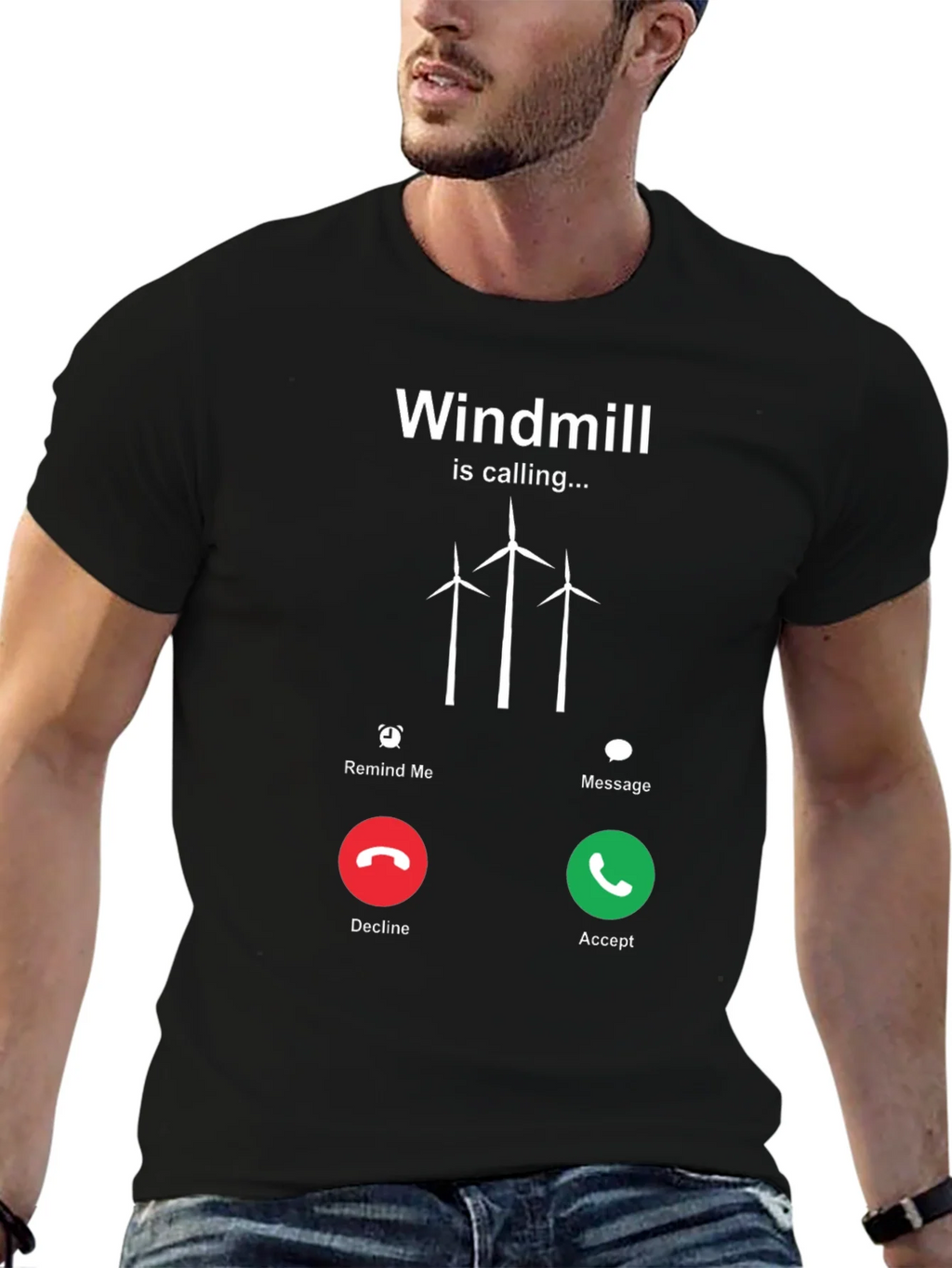 Windmill Calling T-Shirt - Accept the Call! product image 9