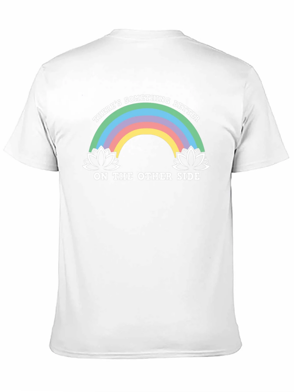 Rainbow Lotus Something Better Black T-Shirt product image 2