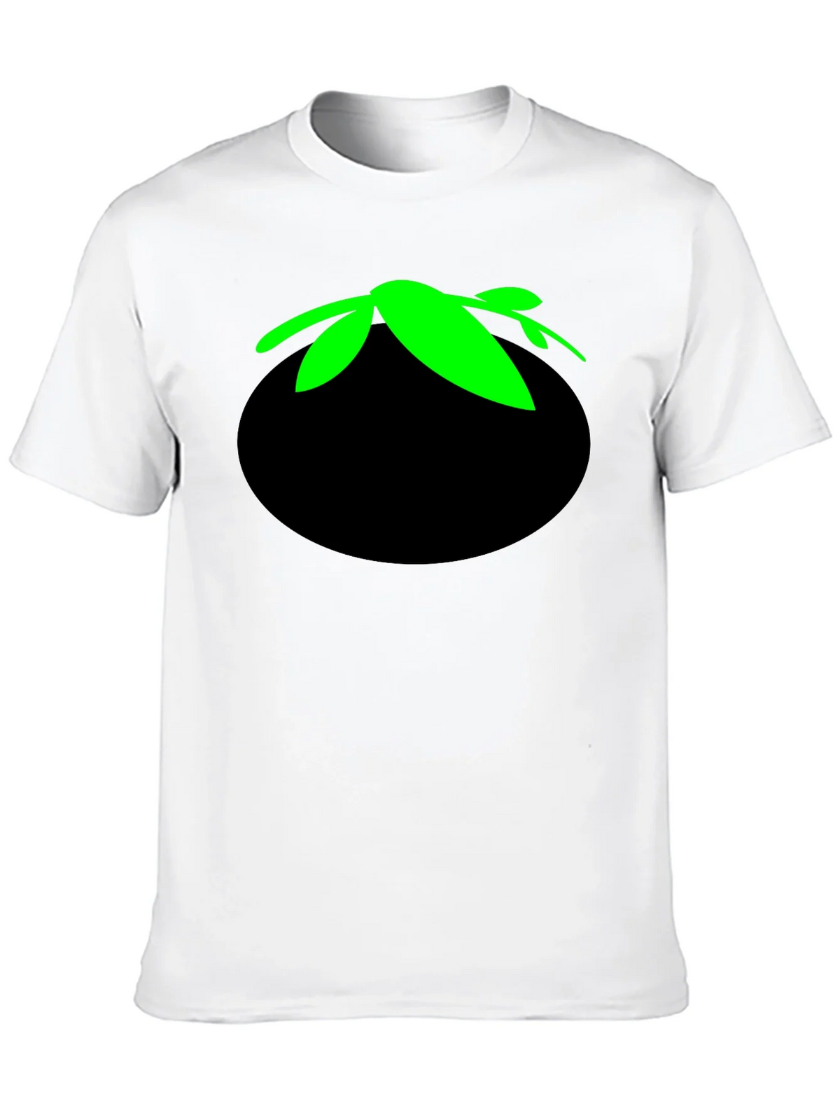 Tomato Head Black T-Shirt - Funny Cartoon Graphic Tee product image 12
