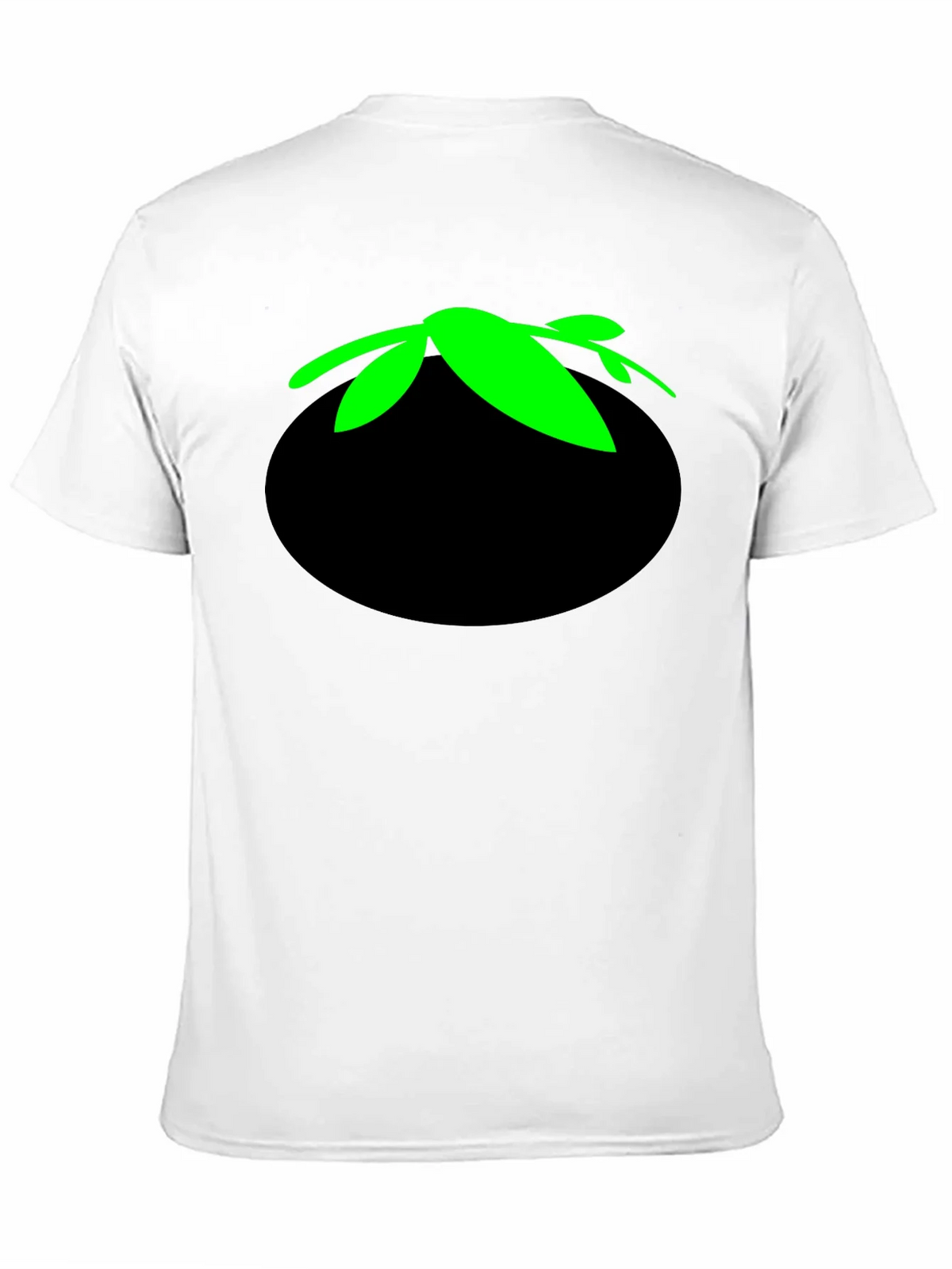 Tomato Head Black T-Shirt - Funny Cartoon Graphic Tee product image 2