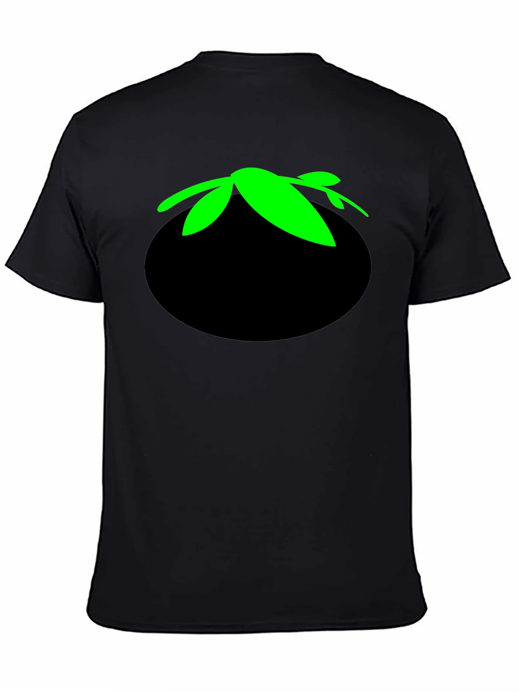 Tomato Head Black T-Shirt - Funny Cartoon Graphic Tee product image 7