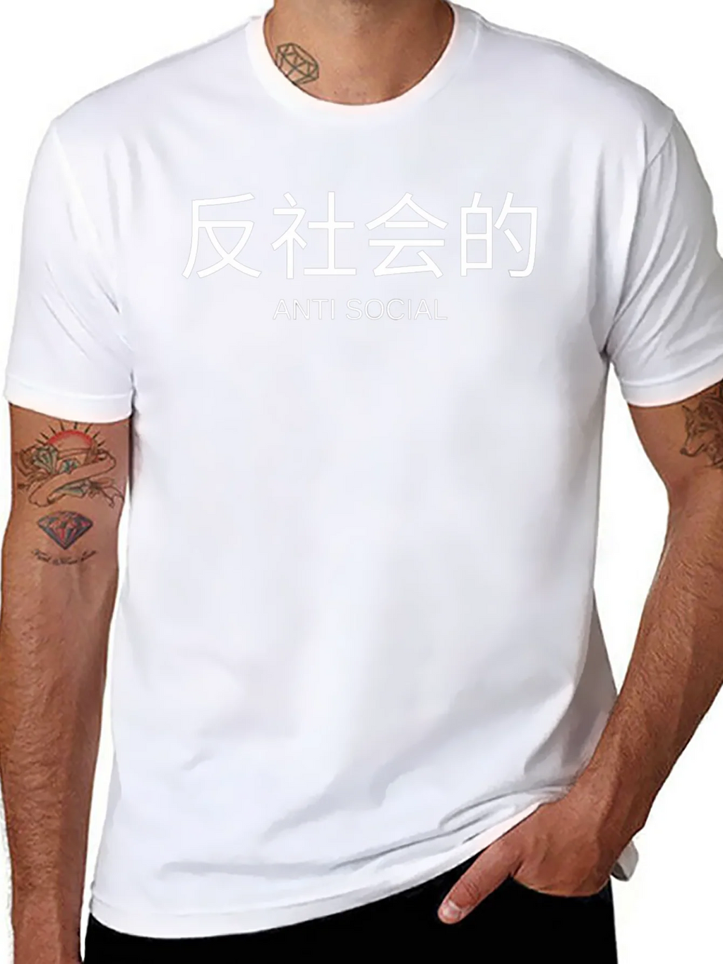 Anti-Social Graphic Tee - Mens Black T-Shirt product image 10