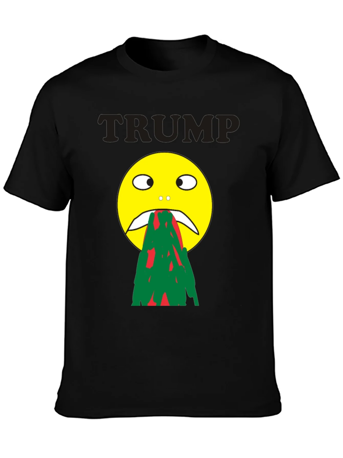 Trump Puke Face Graphic T-Shirt - Adult Humor Novelty Tee product image 6