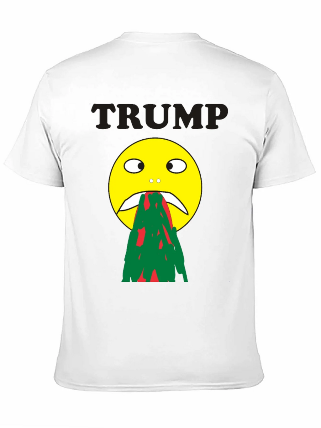 Trump Puke Face Graphic T-Shirt - Adult Humor Novelty Tee product image 2