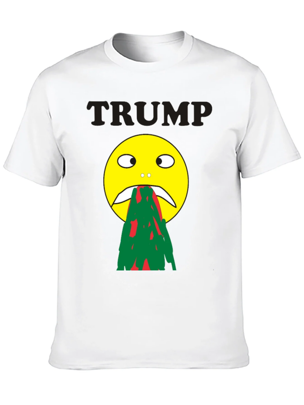 Trump Puke Face Graphic T-Shirt - Adult Humor Novelty Tee product image 12