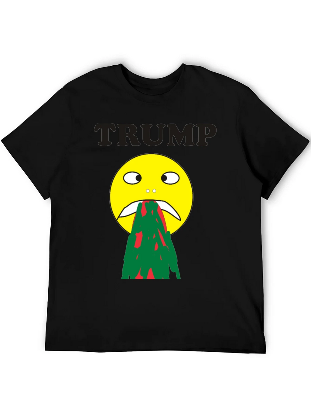 Trump Puke Face Graphic T-Shirt - Adult Humor Novelty Tee product image 8