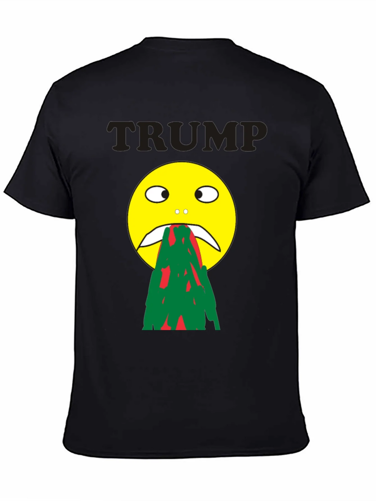 Trump Puke Face Graphic T-Shirt - Adult Humor Novelty Tee product image 7