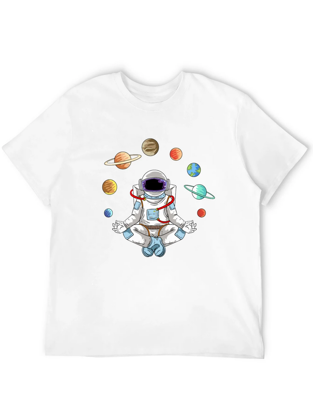 Astronaut Meditating in Space T-Shirt product image 3