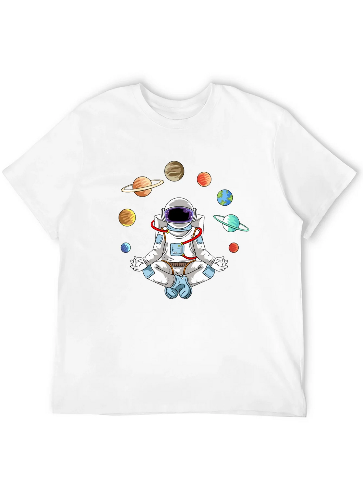 Astronaut Meditating in Space T-Shirt product image 3