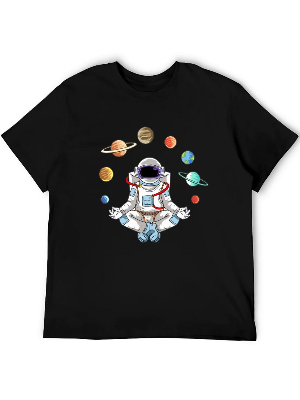 Astronaut Meditating in Space T-Shirt product image 8