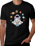 Astronaut Meditating in Space T-Shirt product image 1