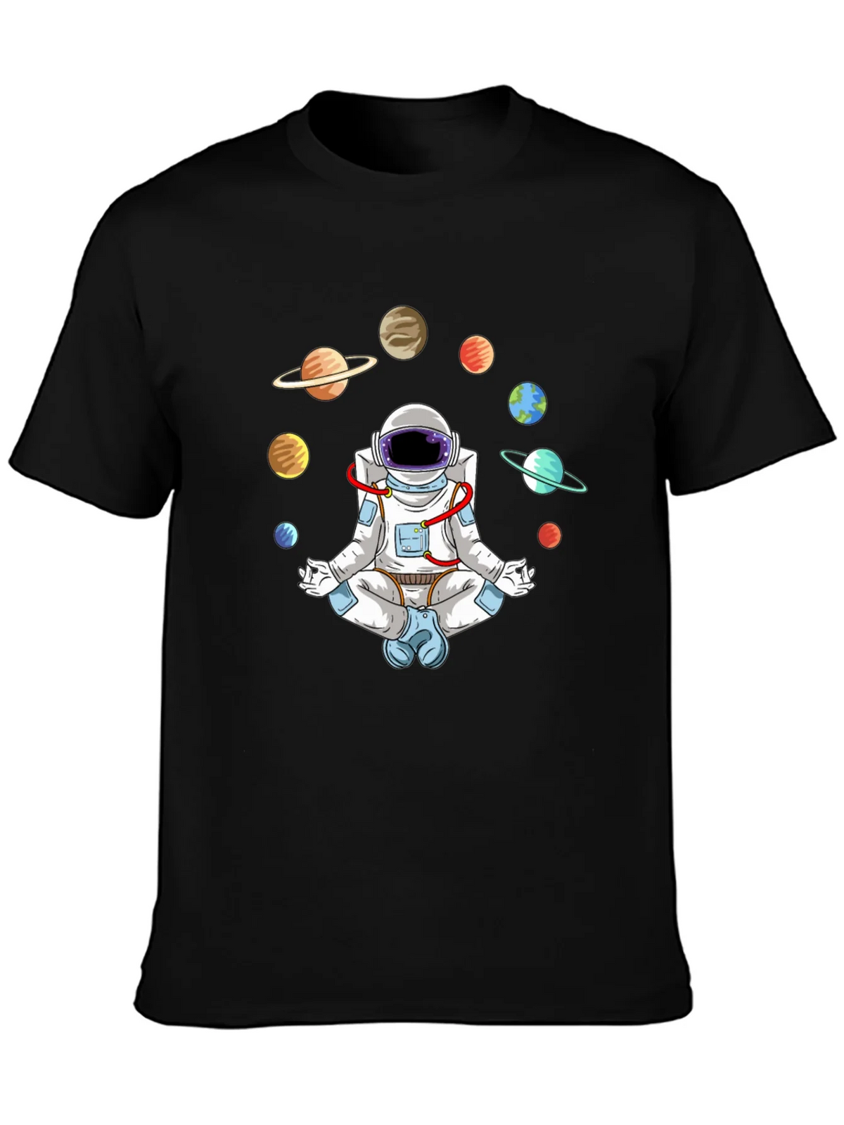 Astronaut Meditating in Space T-Shirt product image 6
