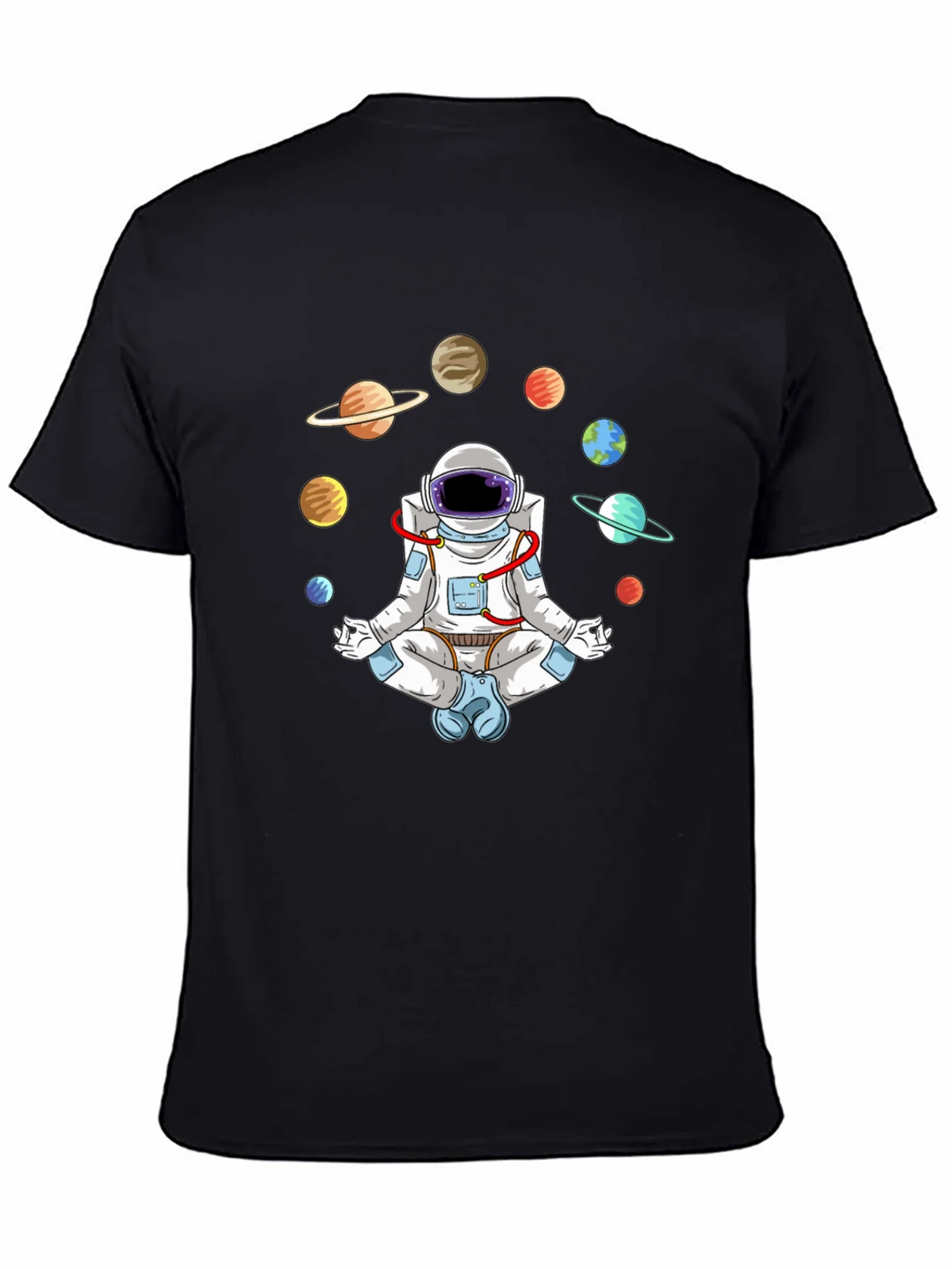 Astronaut Meditating in Space T-Shirt product image 7