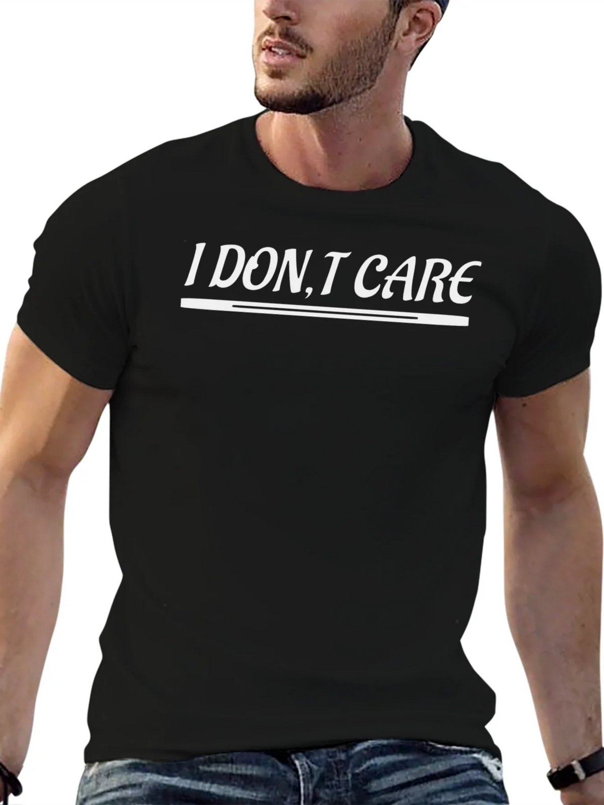 I DONT CARE Slogan T-Shirt | Casual Wear Top product image 9