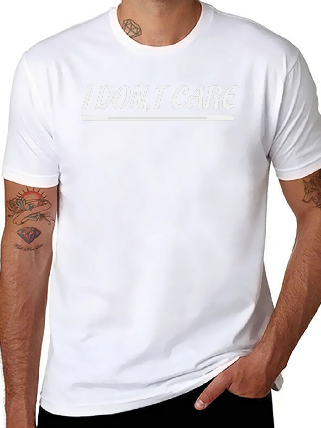 I DONT CARE Slogan T-Shirt | Casual Wear Top product image 10
