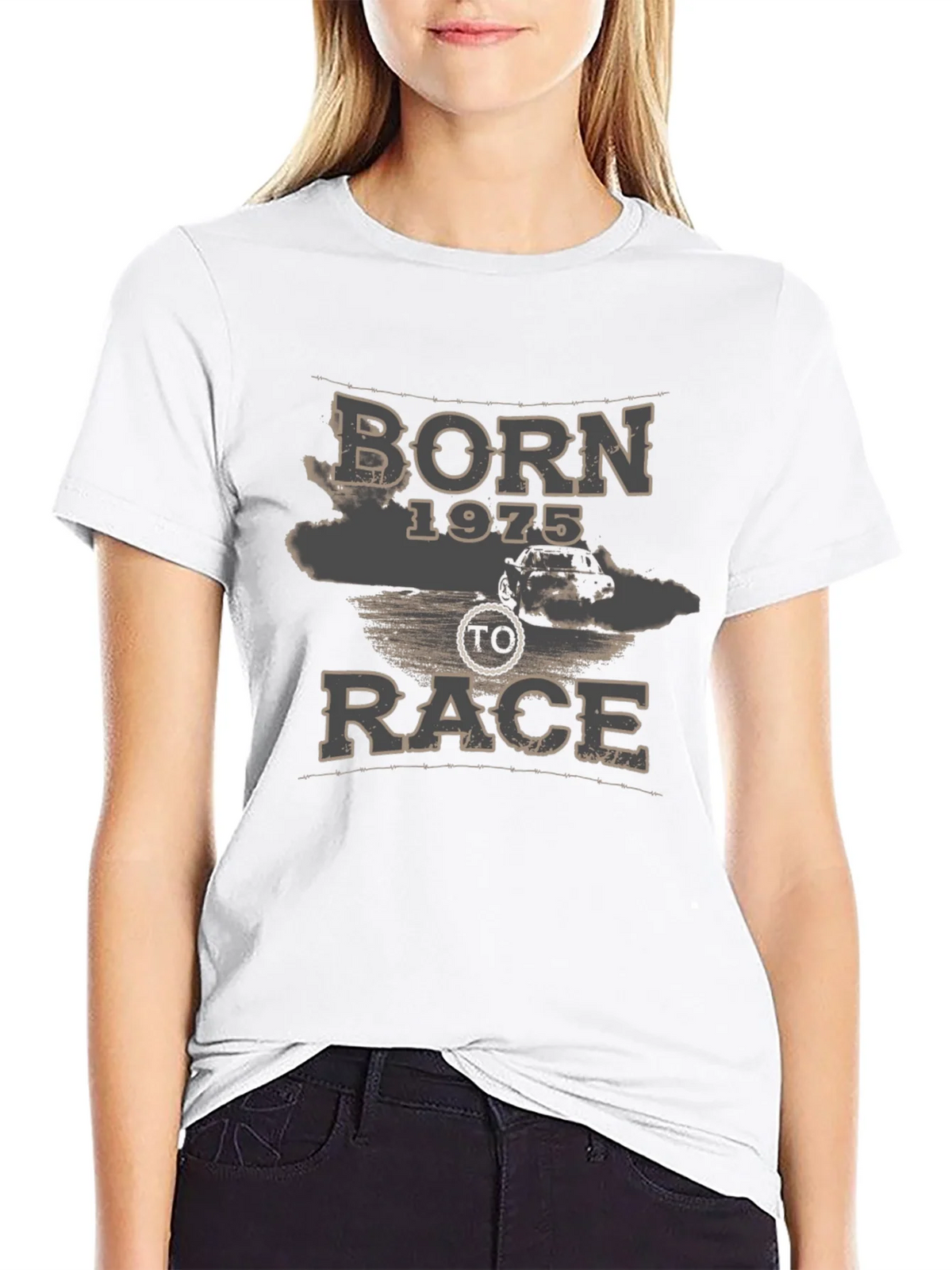 Born 1975 to Race T-Shirt product image 11