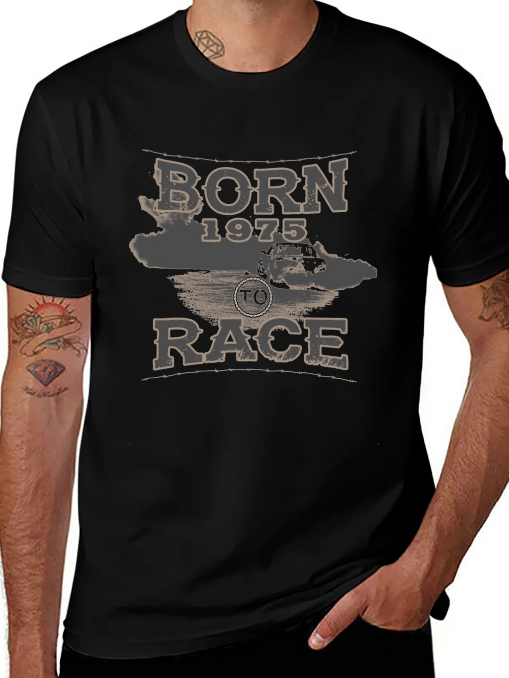 Born 1975 to Race T-Shirt product image 1