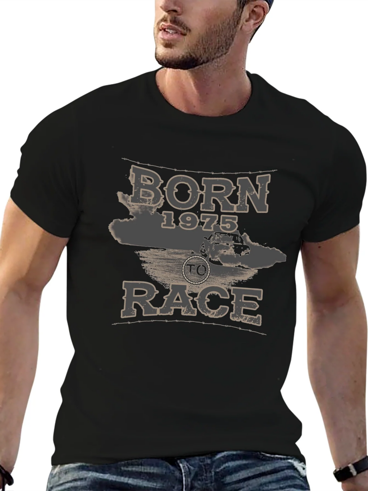Born 1975 to Race T-Shirt product image 9