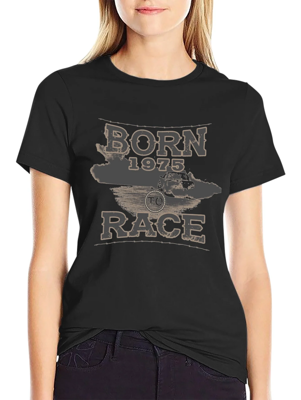 Born 1975 to Race T-Shirt product image 5
