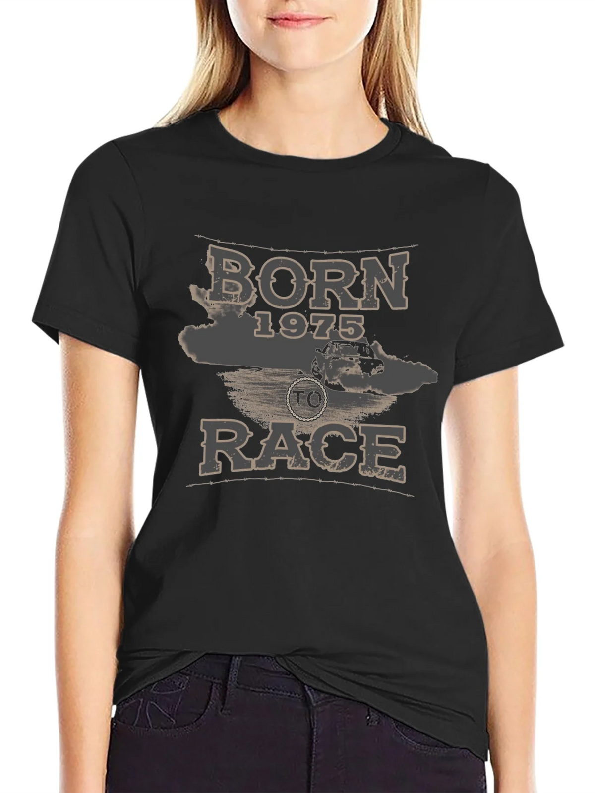 Born 1975 to Race T-Shirt product image 5