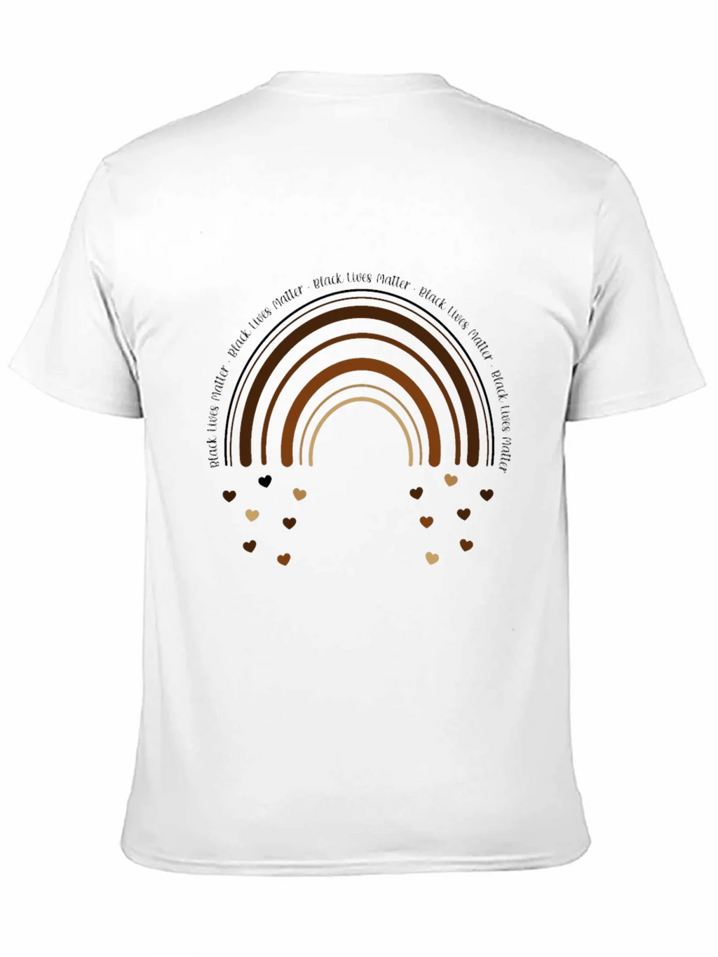 Black Lives Matter Rainbow Graphic Tee product image 2