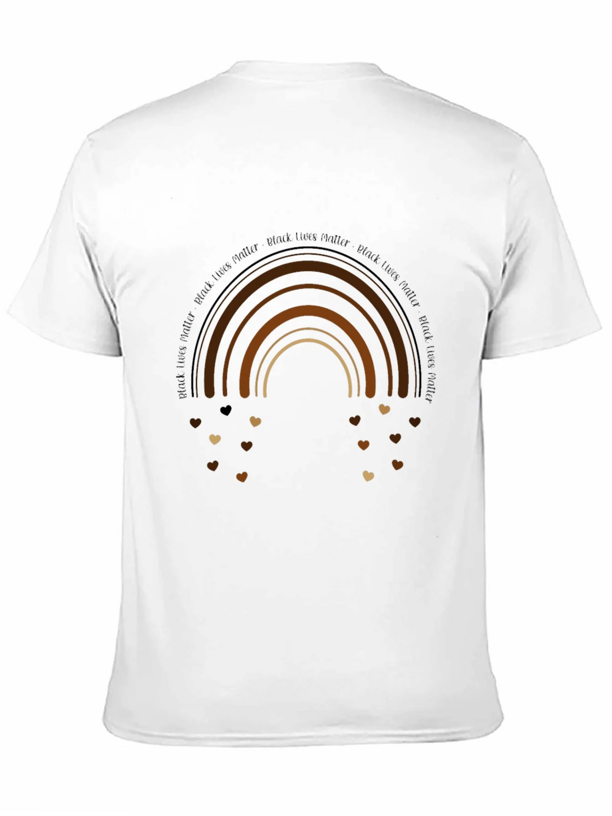 Black Lives Matter Rainbow Graphic Tee product image 2