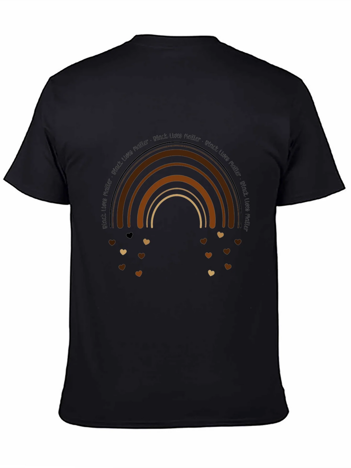 Black Lives Matter Rainbow Graphic Tee product image 7