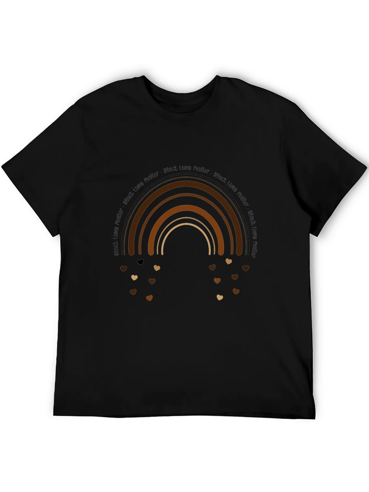 Black Lives Matter Rainbow Graphic Tee product image 8