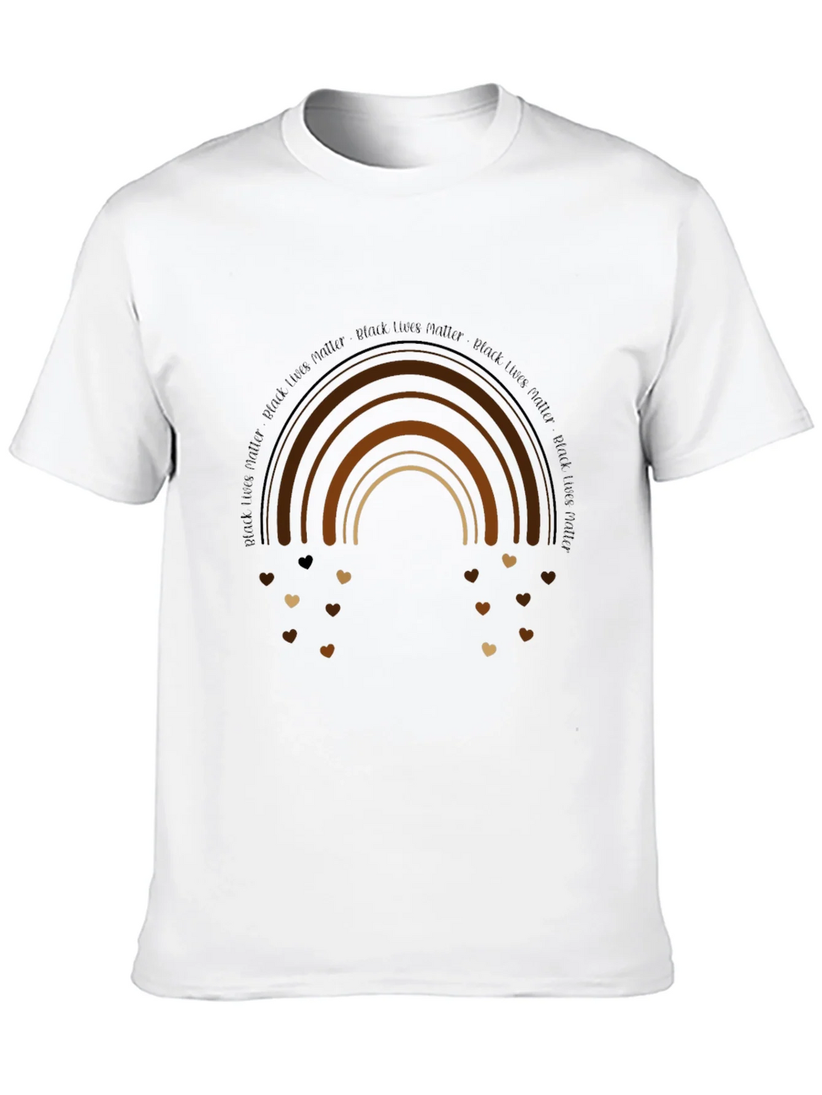 Black Lives Matter Rainbow Graphic Tee product image 12