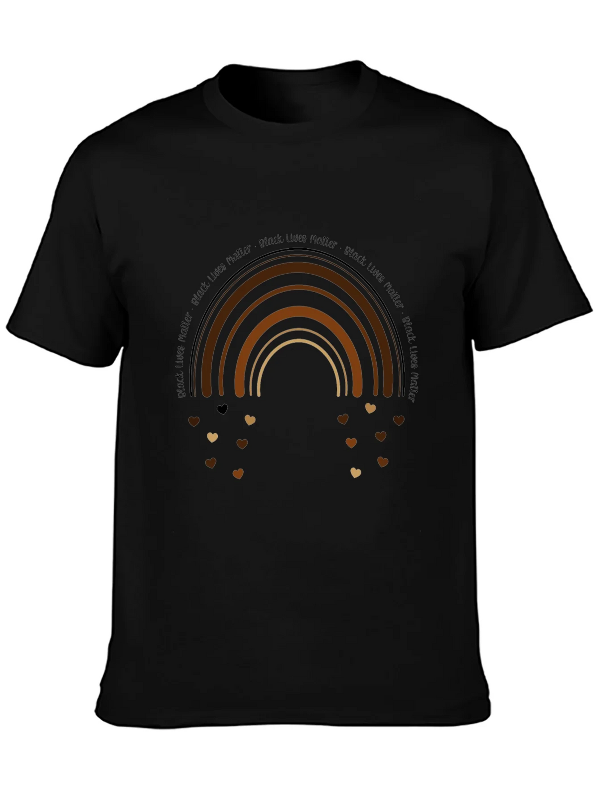 Black Lives Matter Rainbow Graphic Tee product image 6