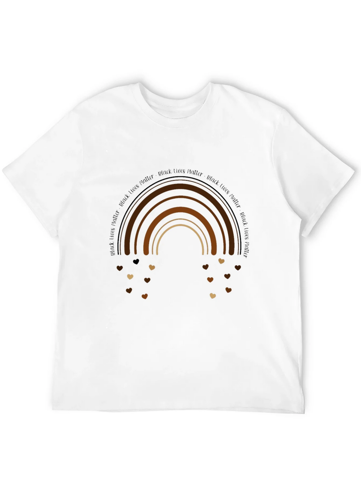 Black Lives Matter Rainbow Graphic Tee product image 3