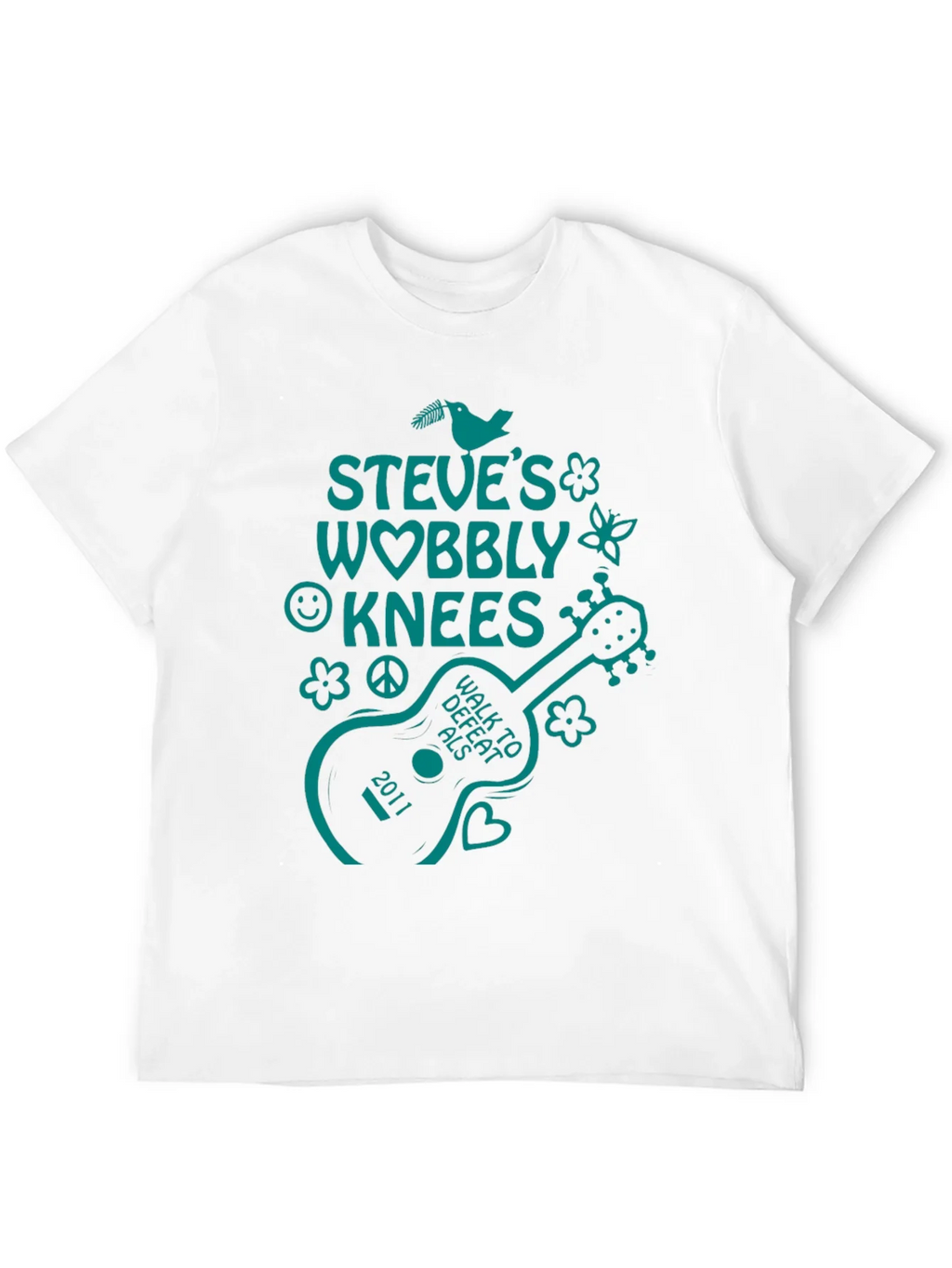 Steves Wobbly Knees Walk to Defeat ALS T-Shirt product image 3