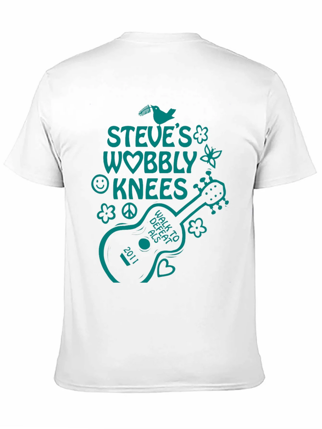 Steves Wobbly Knees Walk to Defeat ALS T-Shirt product image 2