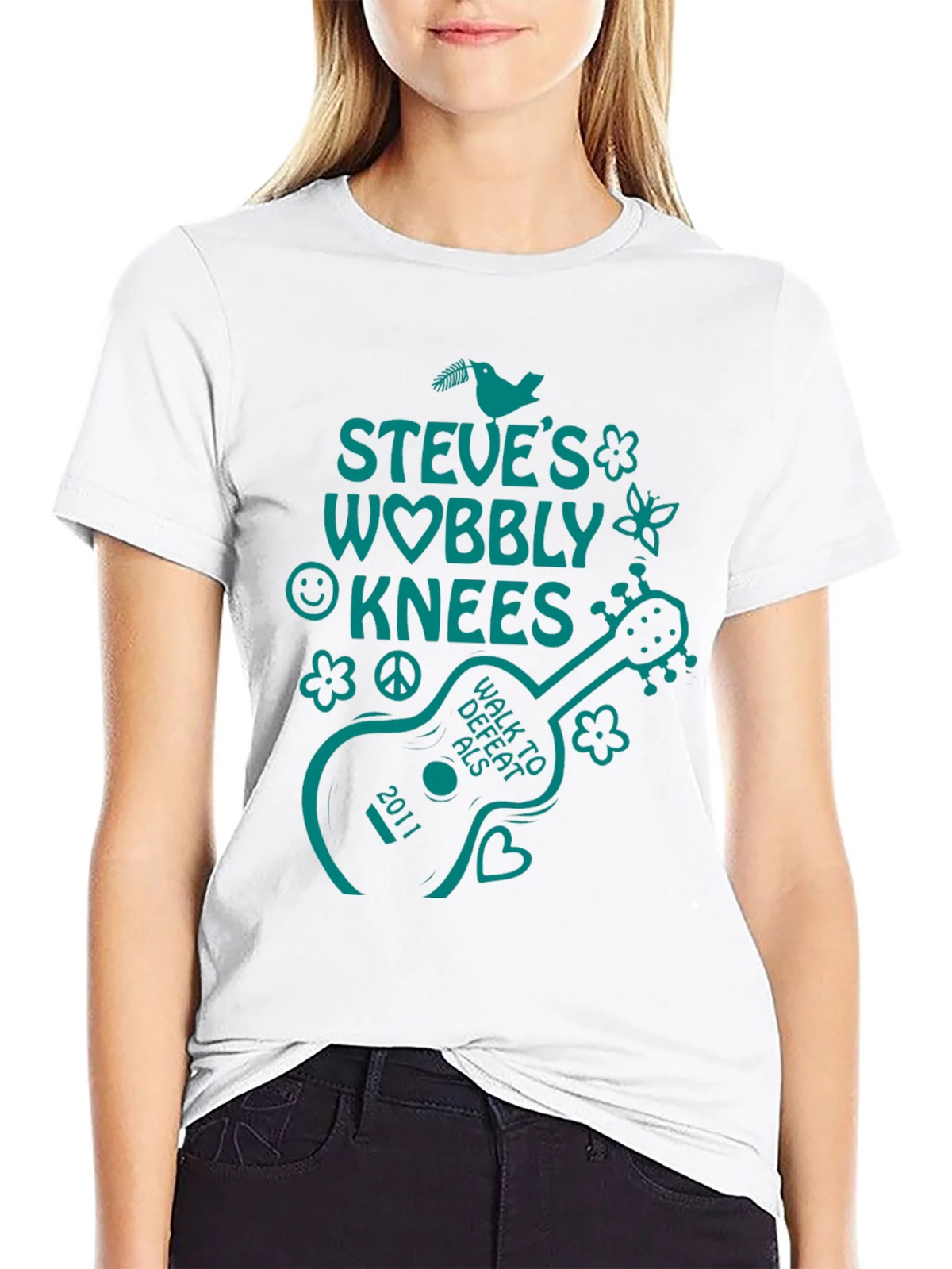 Steves Wobbly Knees Walk to Defeat ALS T-Shirt product image 11