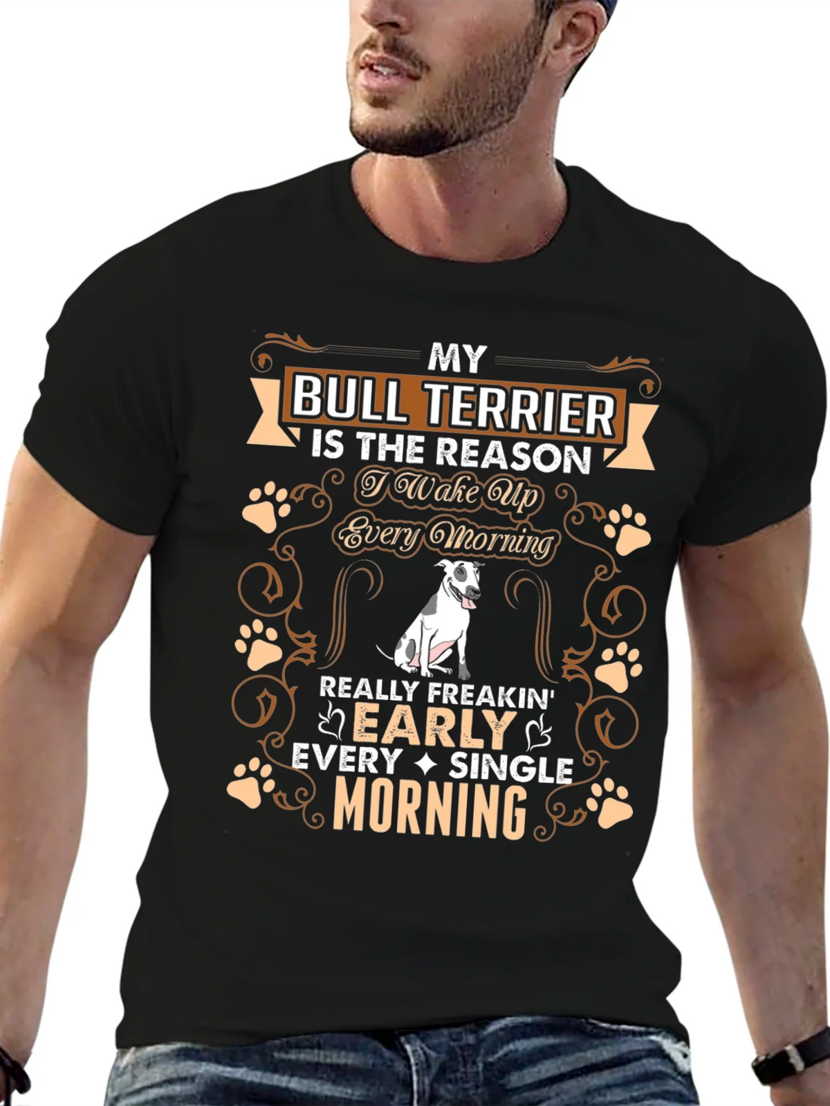 Bull Terrier Lover T-Shirt - Early Morning product image 9