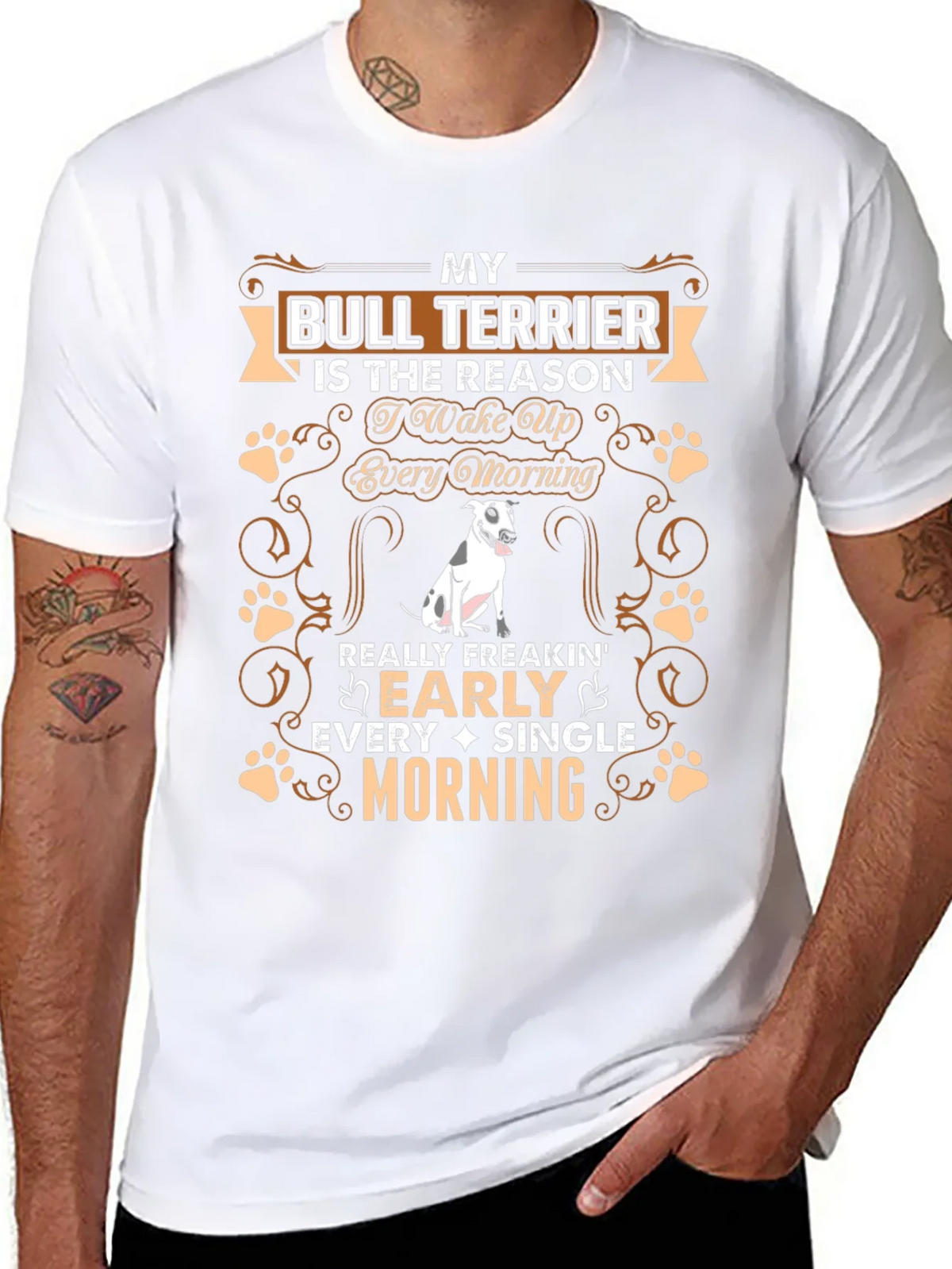 Bull Terrier Lover T-Shirt - Early Morning product image 10