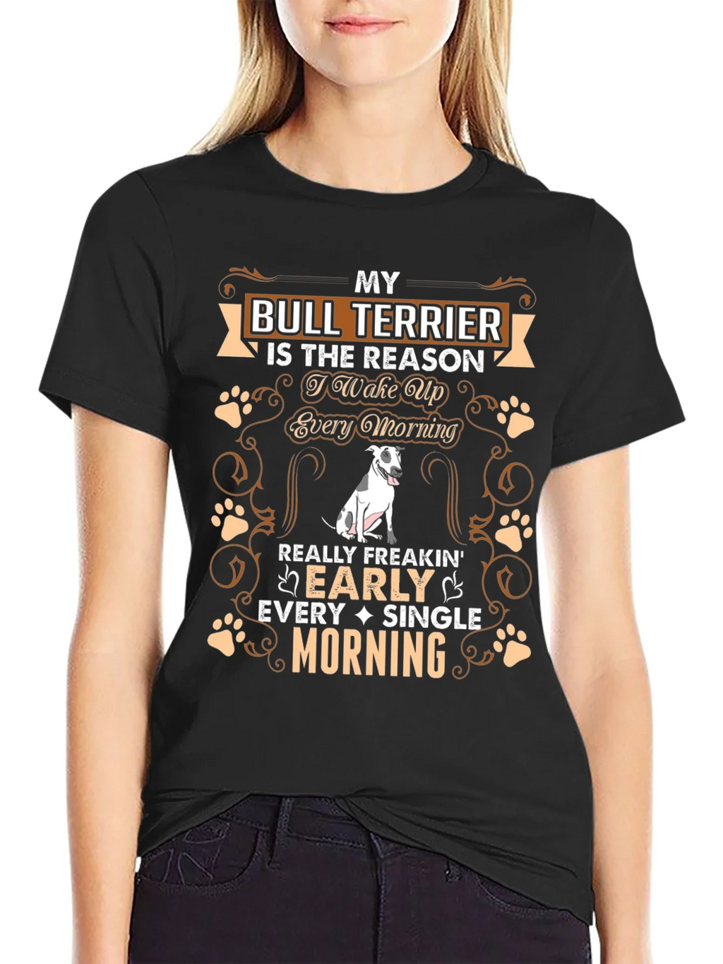 Bull Terrier Lover T-Shirt - Early Morning product image 5
