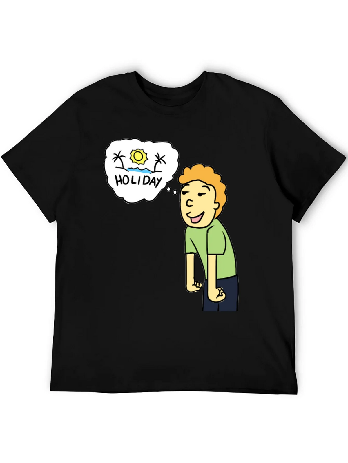 Holiday Dreaming T-Shirt - Cartoon Graphic Tee product image 8