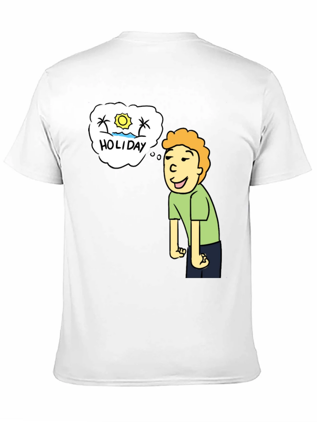 Holiday Dreaming T-Shirt - Cartoon Graphic Tee product image 2