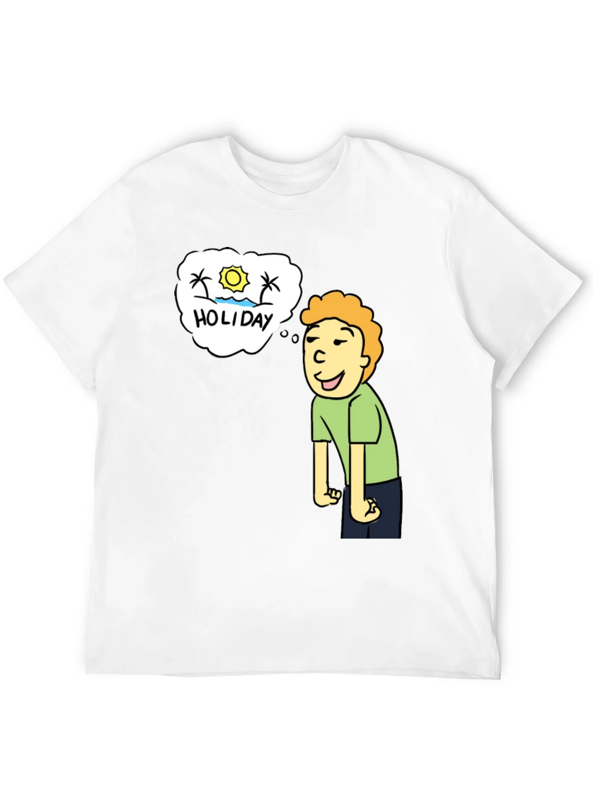 Holiday Dreaming T-Shirt - Cartoon Graphic Tee product image 3