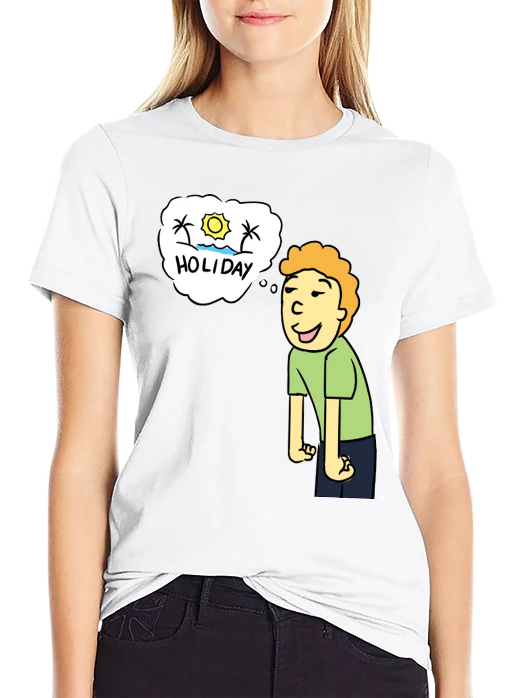 Holiday Dreaming T-Shirt - Cartoon Graphic Tee product image 11