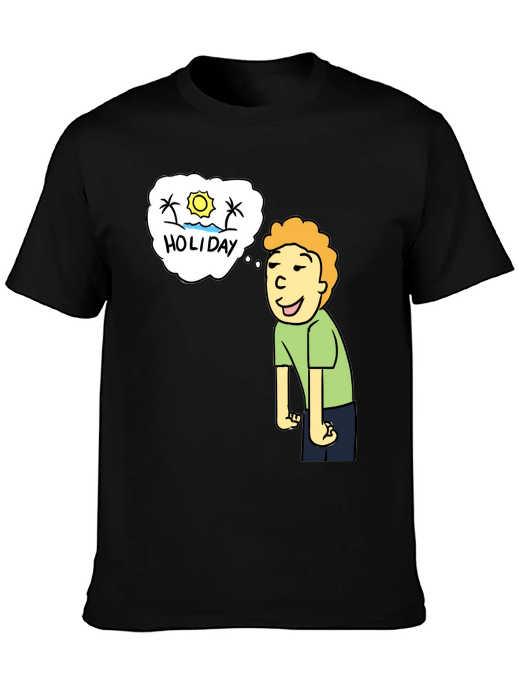 Holiday Dreaming T-Shirt - Cartoon Graphic Tee product image 6