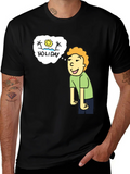Holiday Dreaming T-Shirt - Cartoon Graphic Tee product image 1