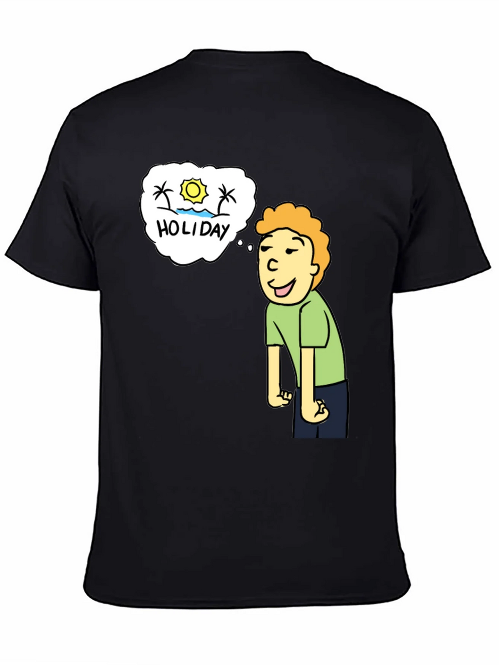 Holiday Dreaming T-Shirt - Cartoon Graphic Tee product image 7