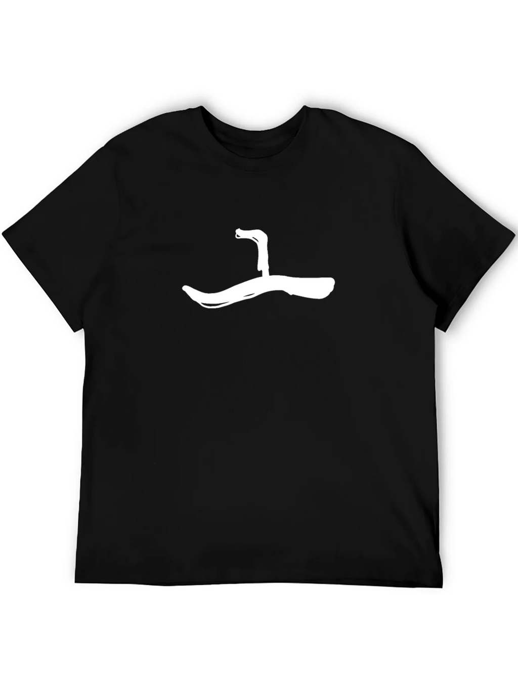 Abstract Graphic Print Black Casual Tee product image 8